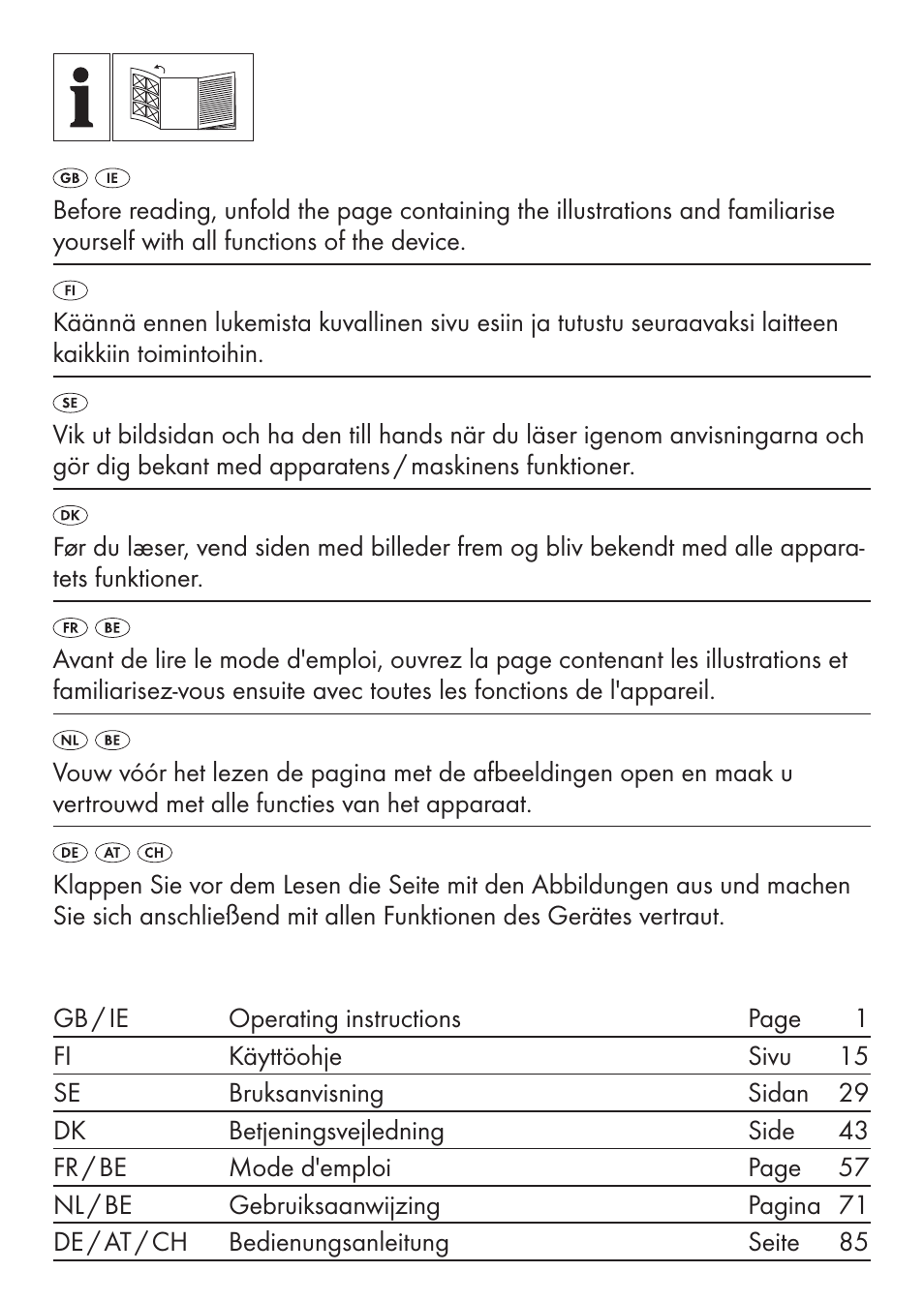 Silvercrest SKH 50 A1 User Manual | Page 2 / 101