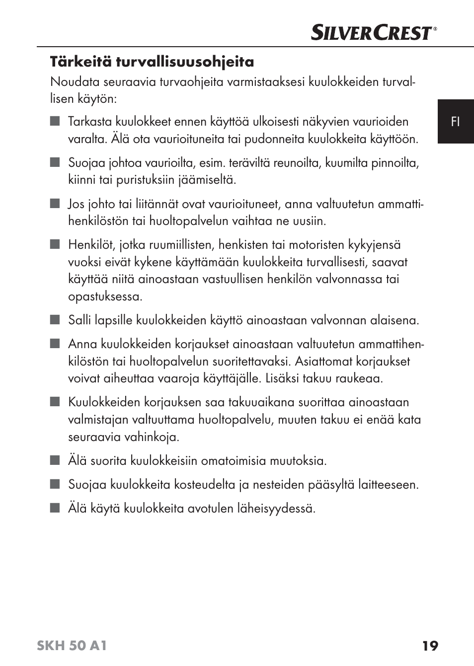 Silvercrest SKH 50 A1 User Manual | Page 22 / 101