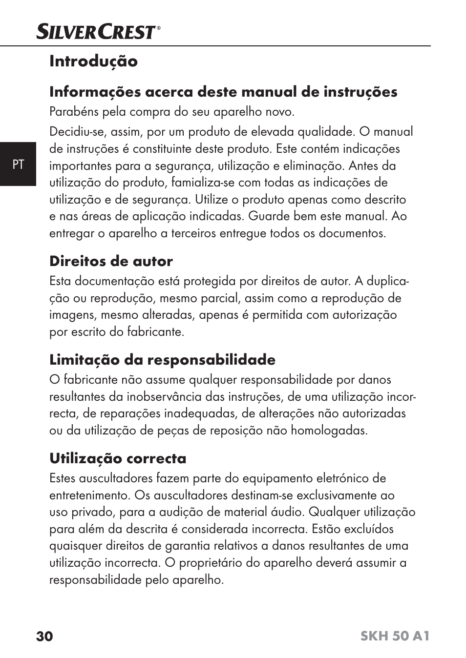 Introdução | Silvercrest SKH 50 A1 User Manual | Page 33 / 73