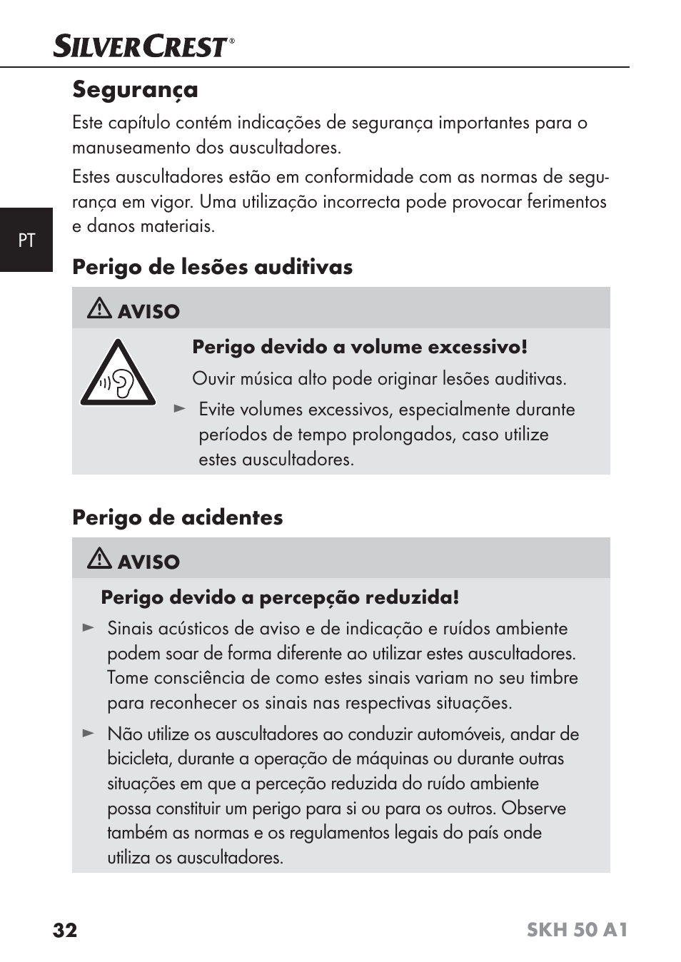 Segurança | Silvercrest SKH 50 A1 User Manual | Page 35 / 73