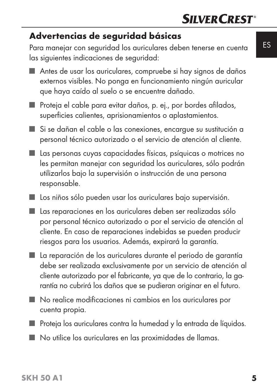Silvercrest SKH 50 A1 User Manual | Page 8 / 73