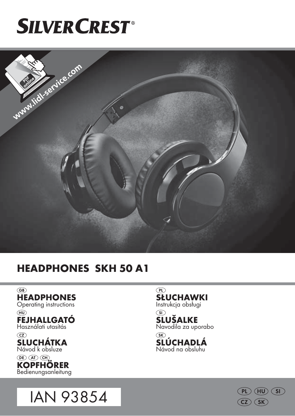 Silvercrest SKH 50 A1 User Manual | 101 pages