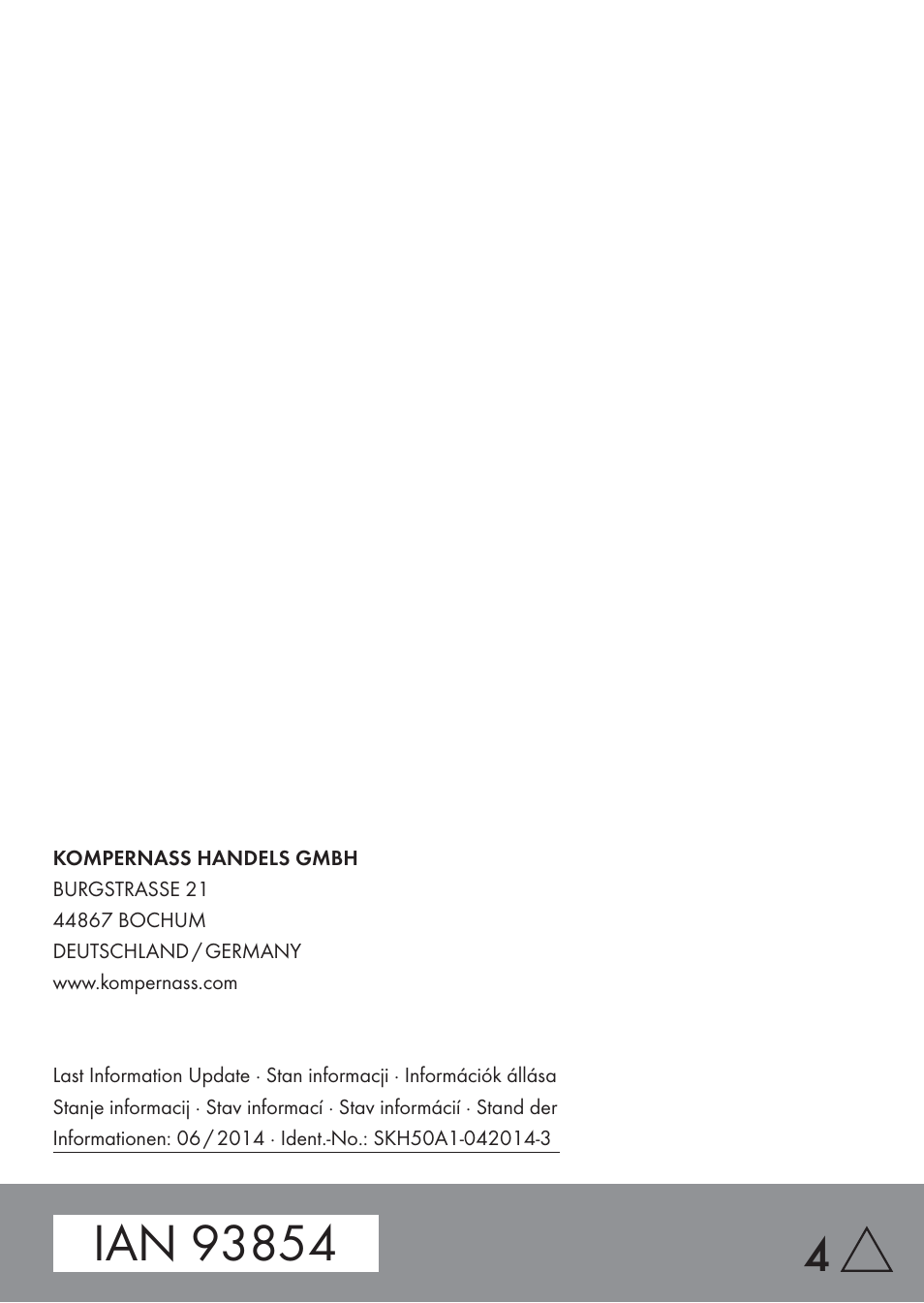 Silvercrest SKH 50 A1 User Manual | Page 101 / 101