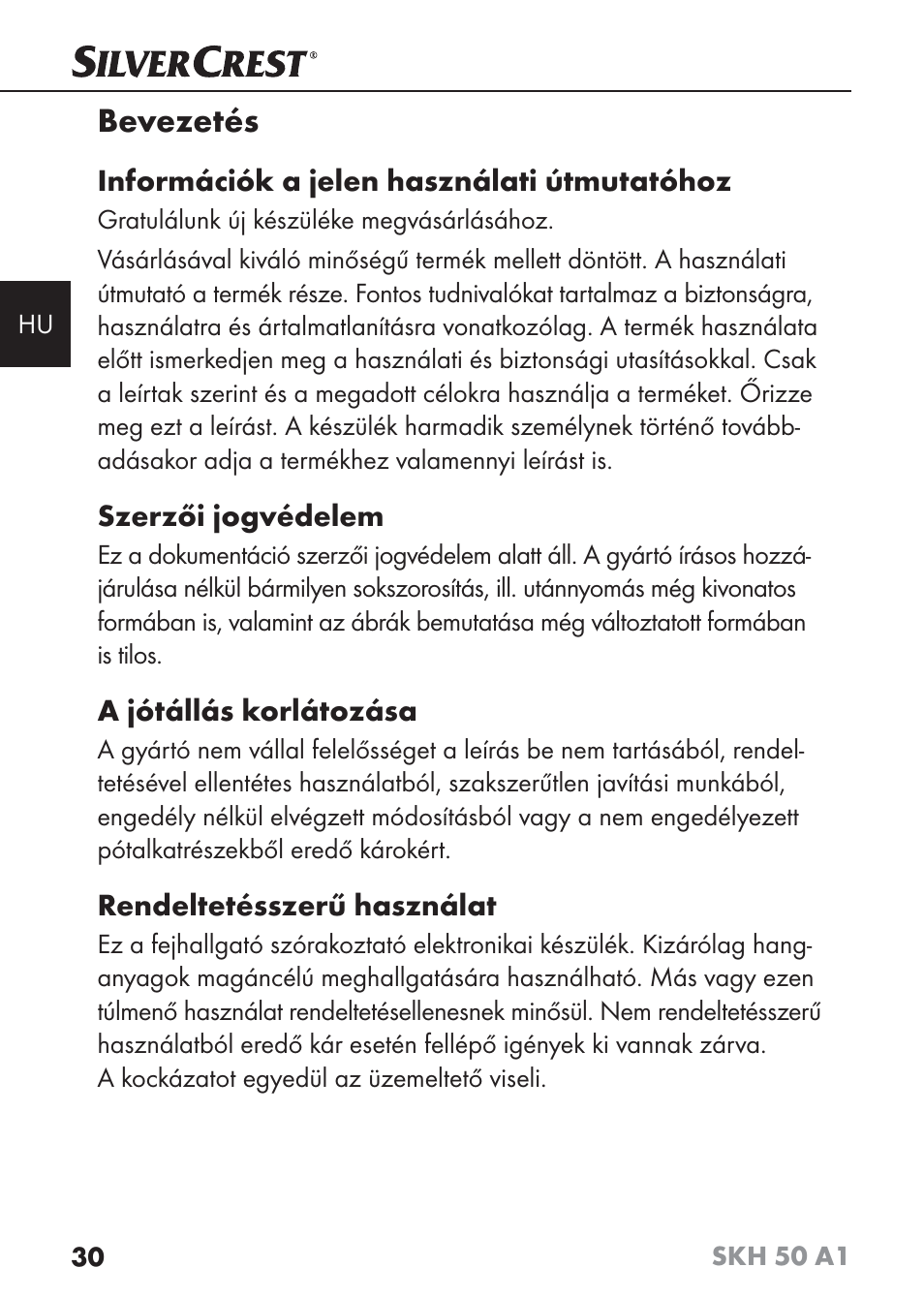 Bevezetés | Silvercrest SKH 50 A1 User Manual | Page 33 / 101