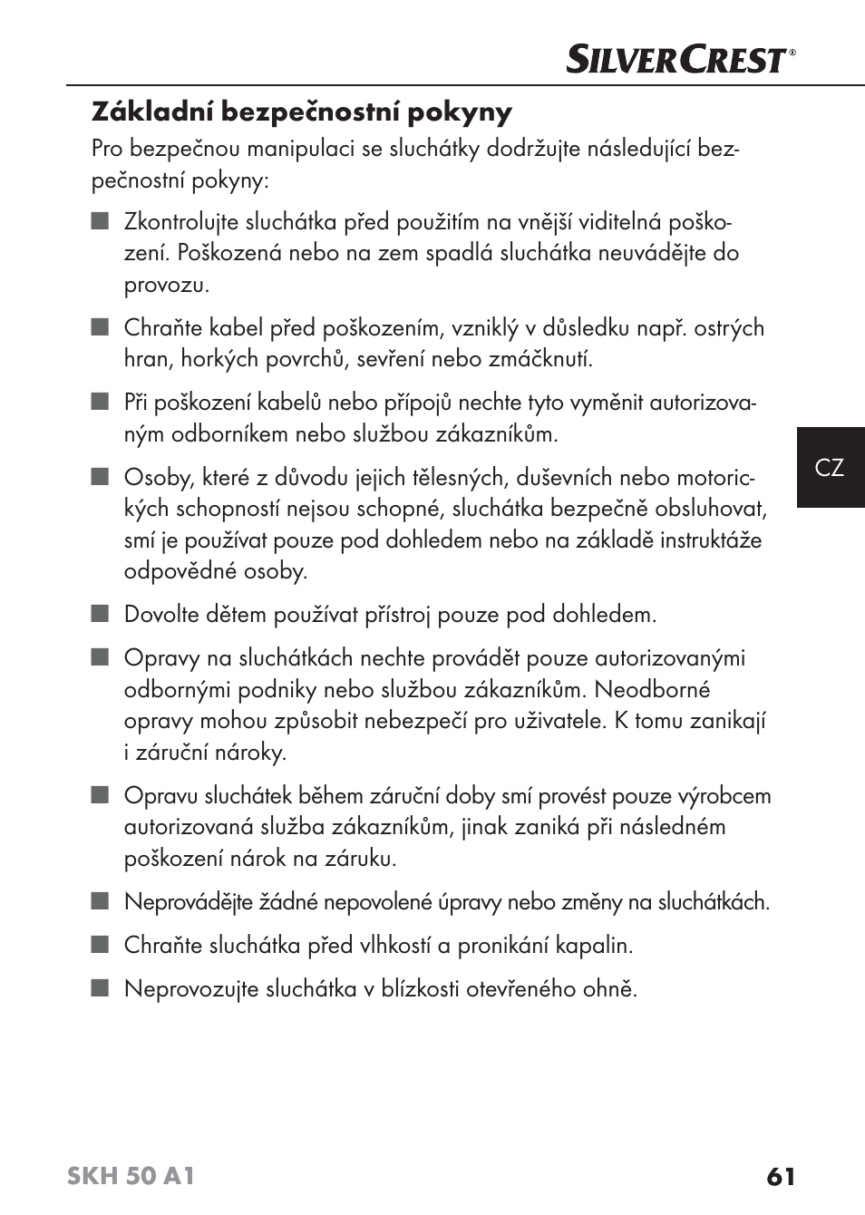 Silvercrest SKH 50 A1 User Manual | Page 64 / 101