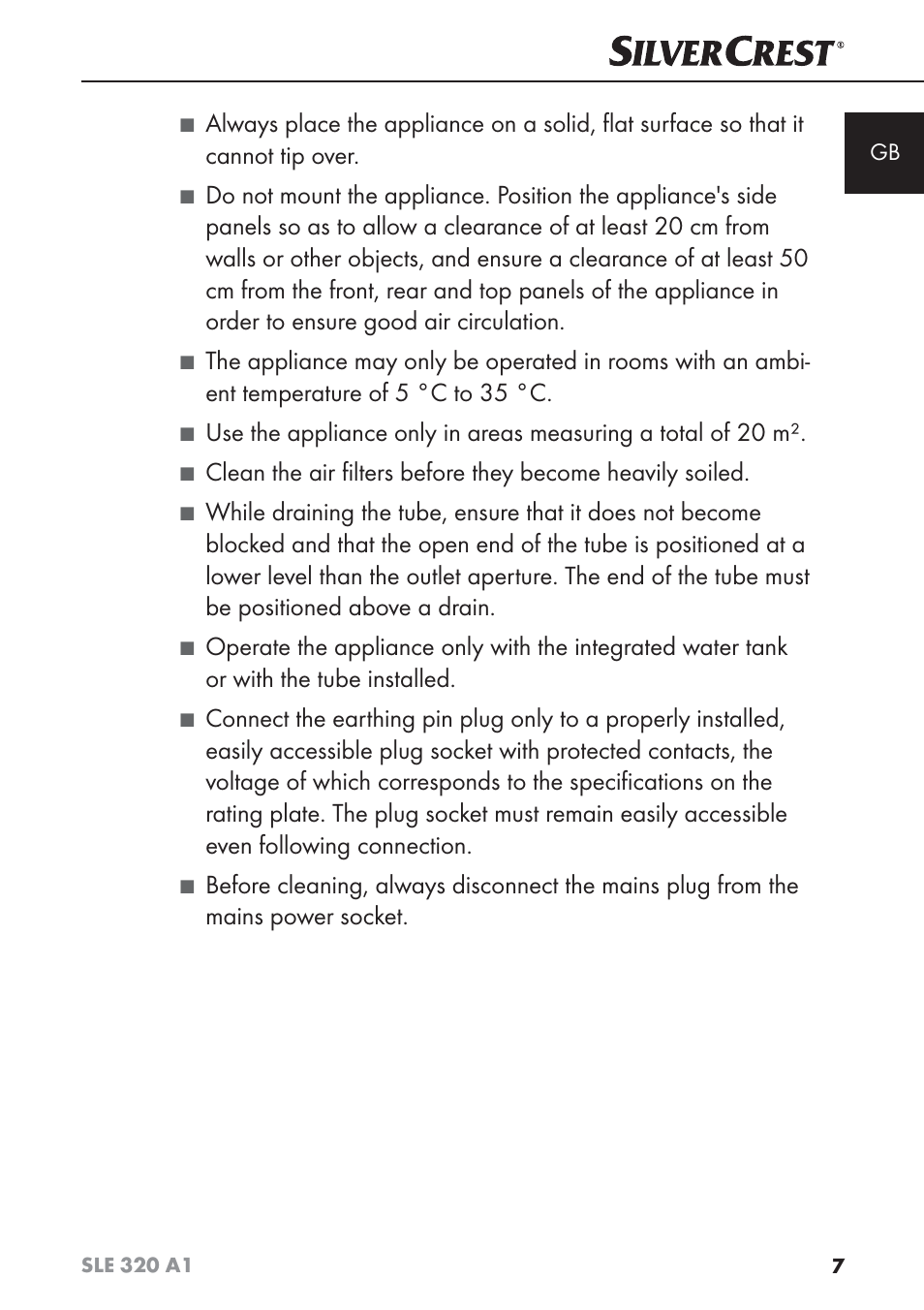 Silvercrest SLE 320 A1 User Manual | Page 10 / 146