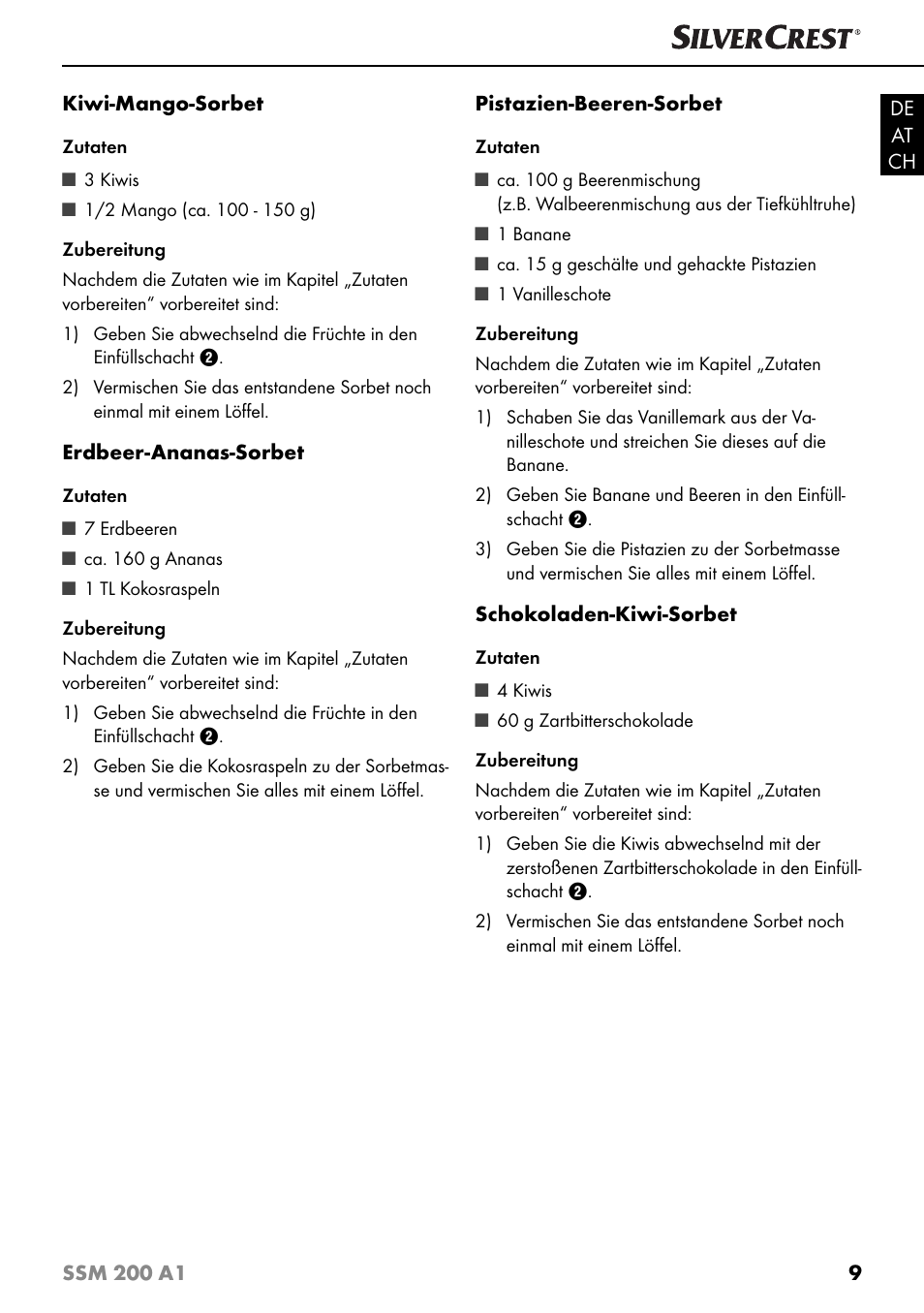Silvercrest SSM 200 A1 User Manual | Page 12 / 44
