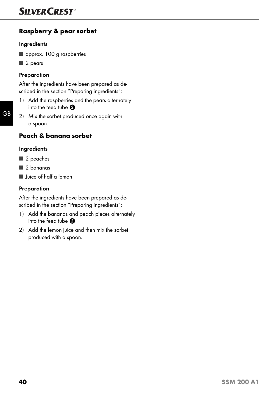 Silvercrest SSM 200 A1 User Manual | Page 43 / 44