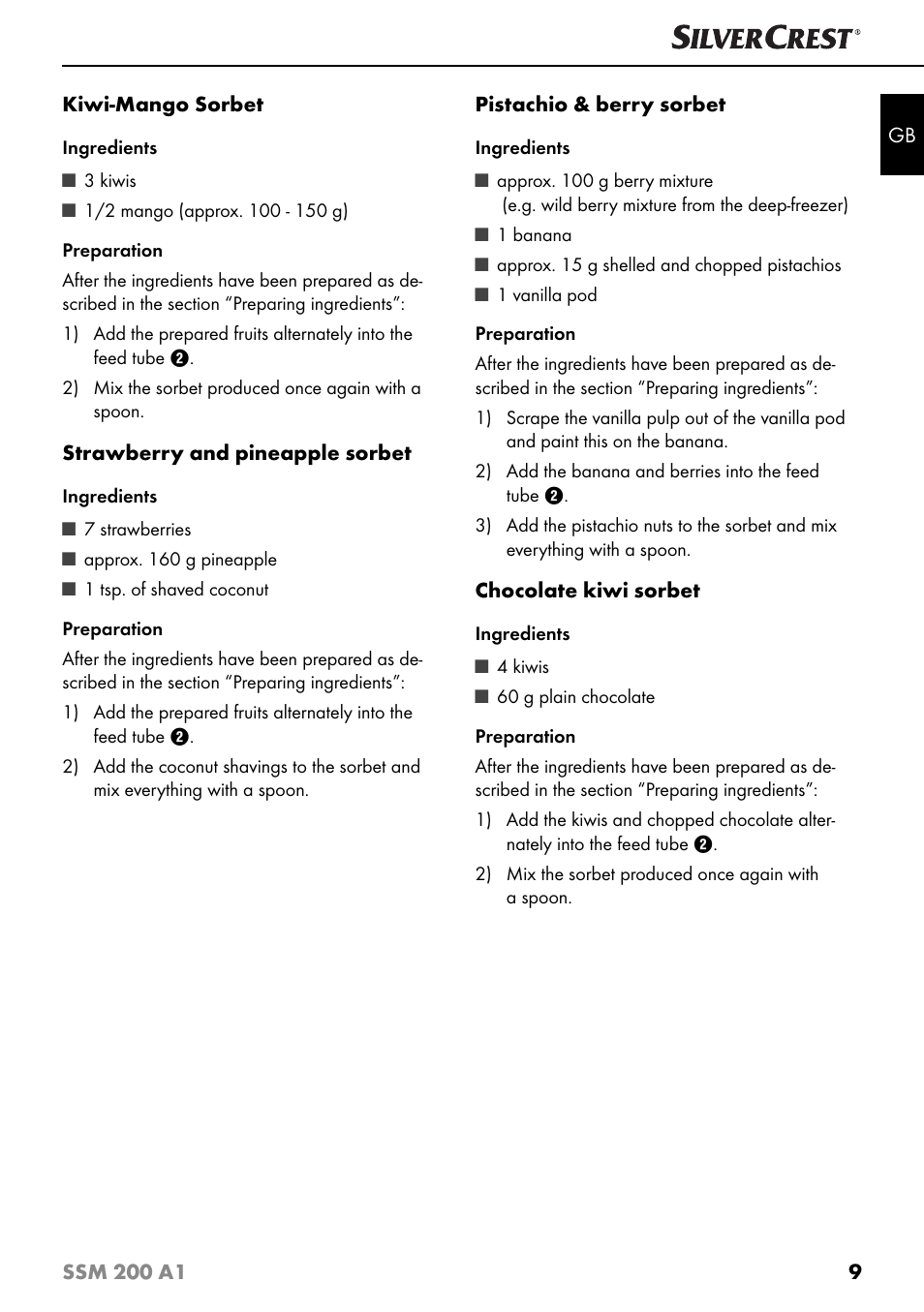 Silvercrest SSM 200 A1 User Manual | Page 12 / 64