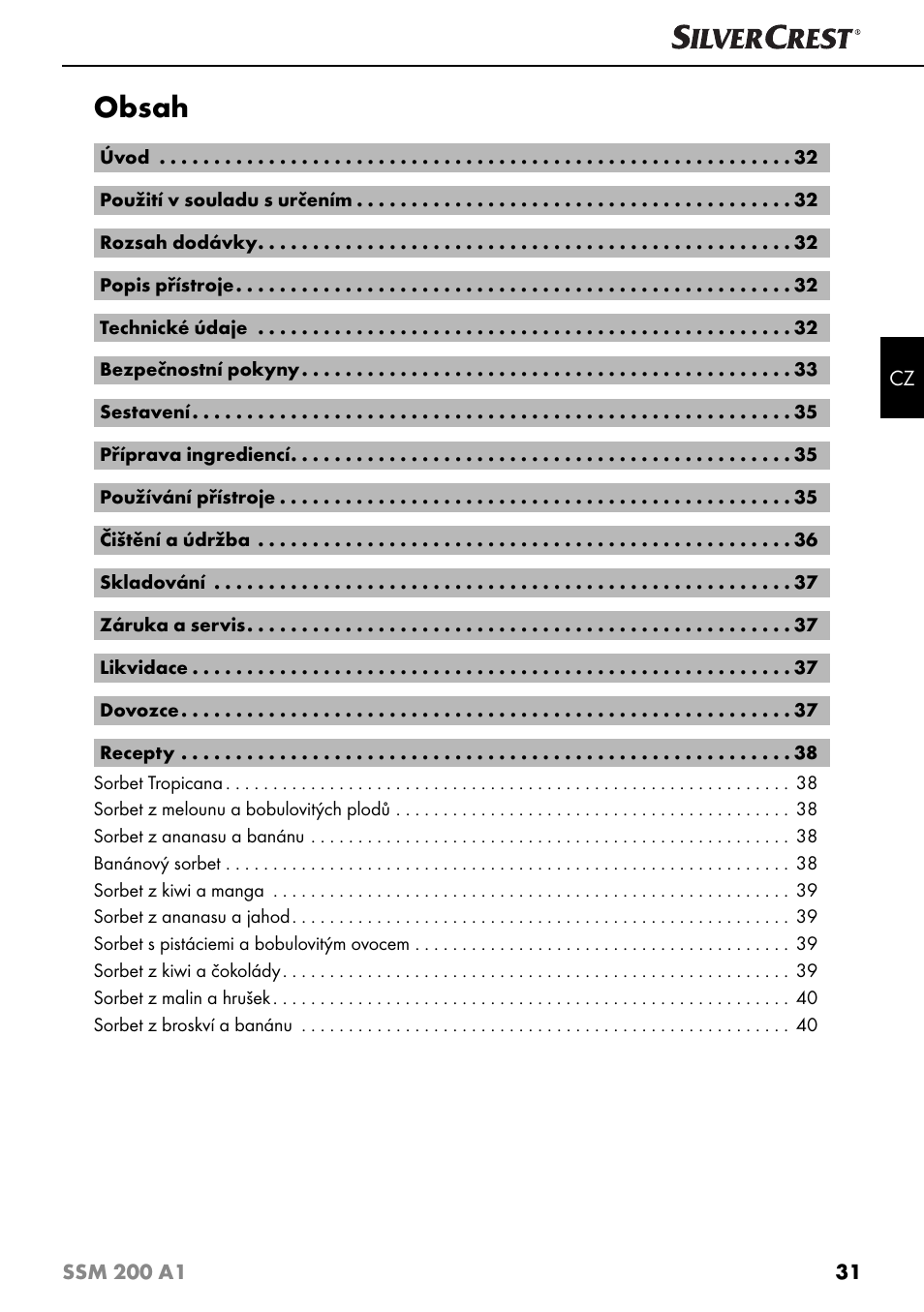 Silvercrest SSM 200 A1 User Manual | Page 34 / 64