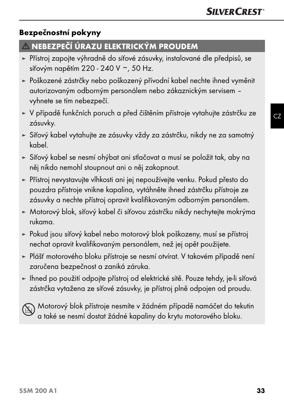 Silvercrest SSM 200 A1 User Manual | Page 36 / 64