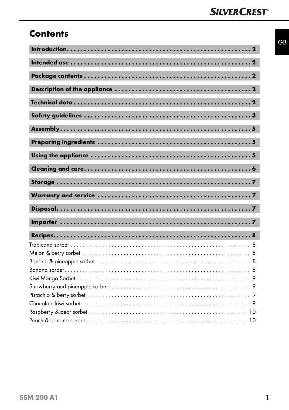 Silvercrest SSM 200 A1 User Manual | Page 4 / 64