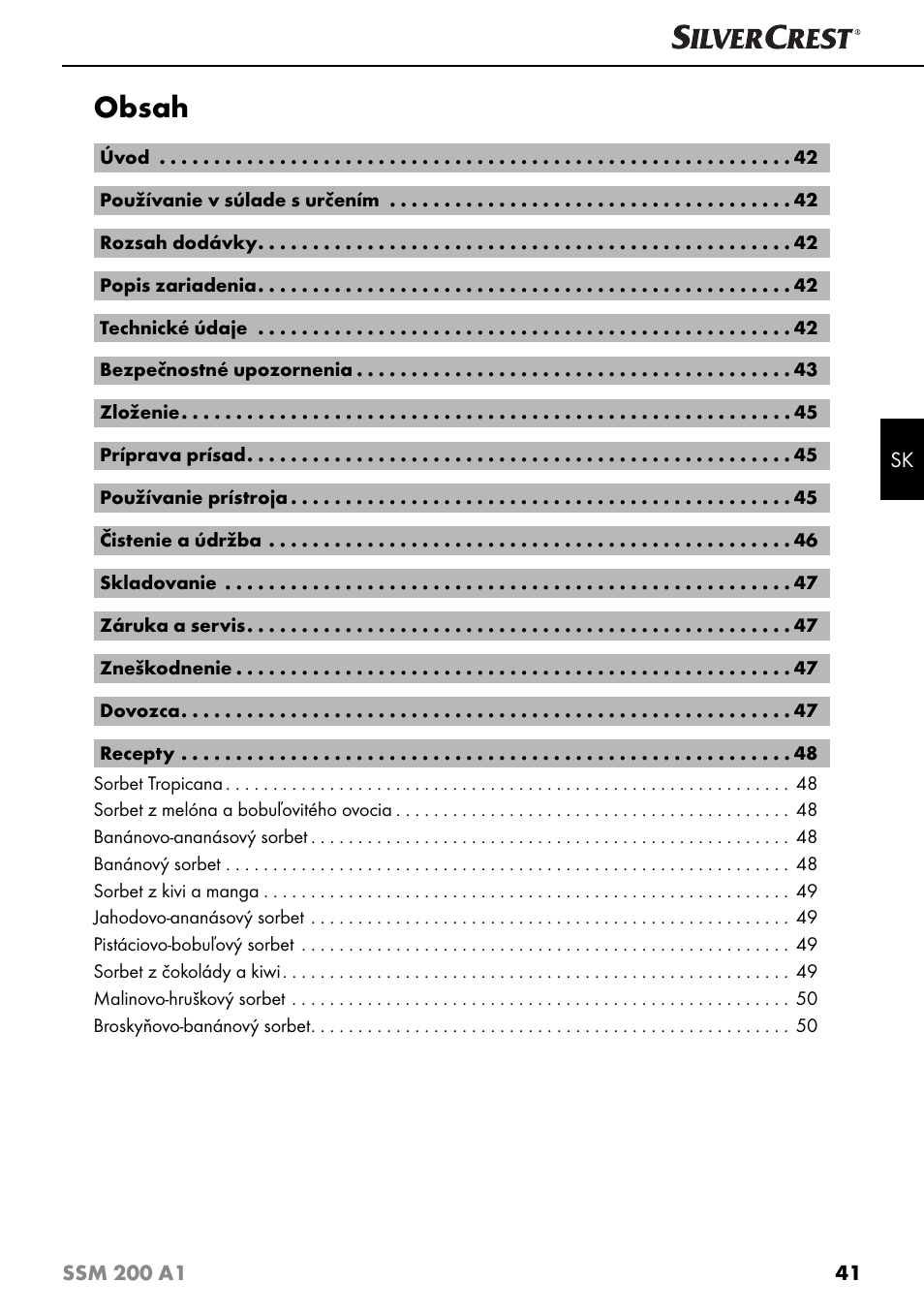 Silvercrest SSM 200 A1 User Manual | Page 44 / 64