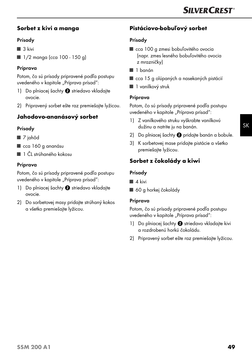 Silvercrest SSM 200 A1 User Manual | Page 52 / 64