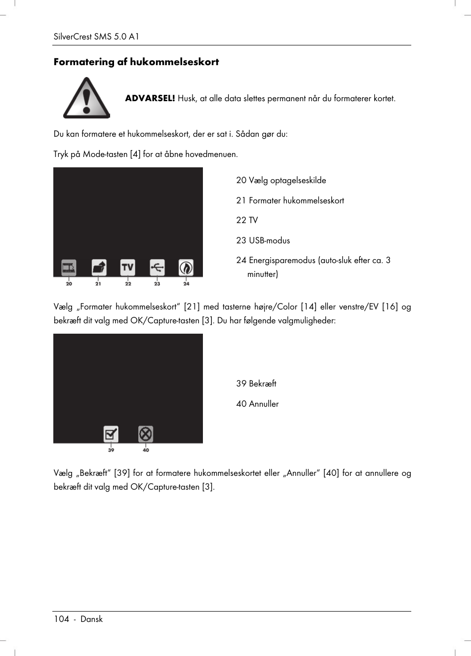 Silvercrest SMS 5.0 A1 User Manual | Page 106 / 194