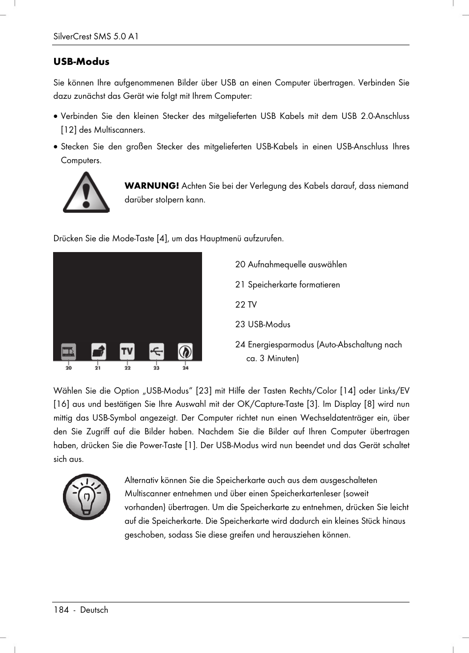 Silvercrest SMS 5.0 A1 User Manual | Page 186 / 194