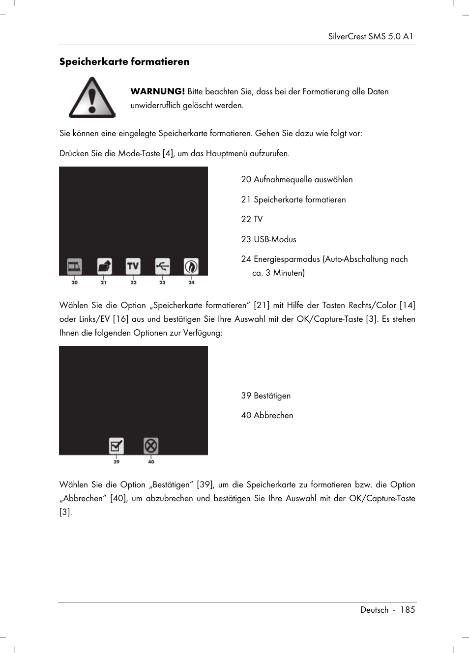 Silvercrest SMS 5.0 A1 User Manual | Page 187 / 194