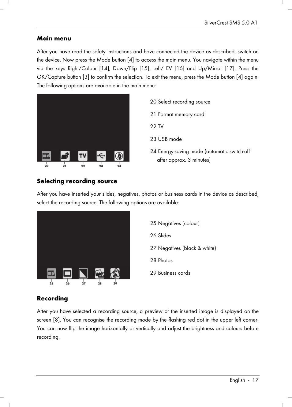 Silvercrest SMS 5.0 A1 User Manual | Page 19 / 194