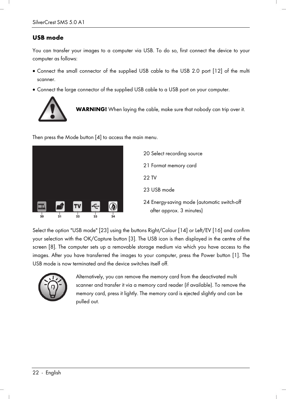 Silvercrest SMS 5.0 A1 User Manual | Page 24 / 194