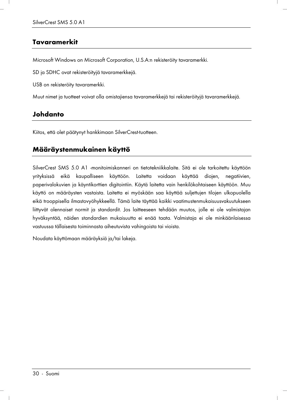 Silvercrest SMS 5.0 A1 User Manual | Page 32 / 194