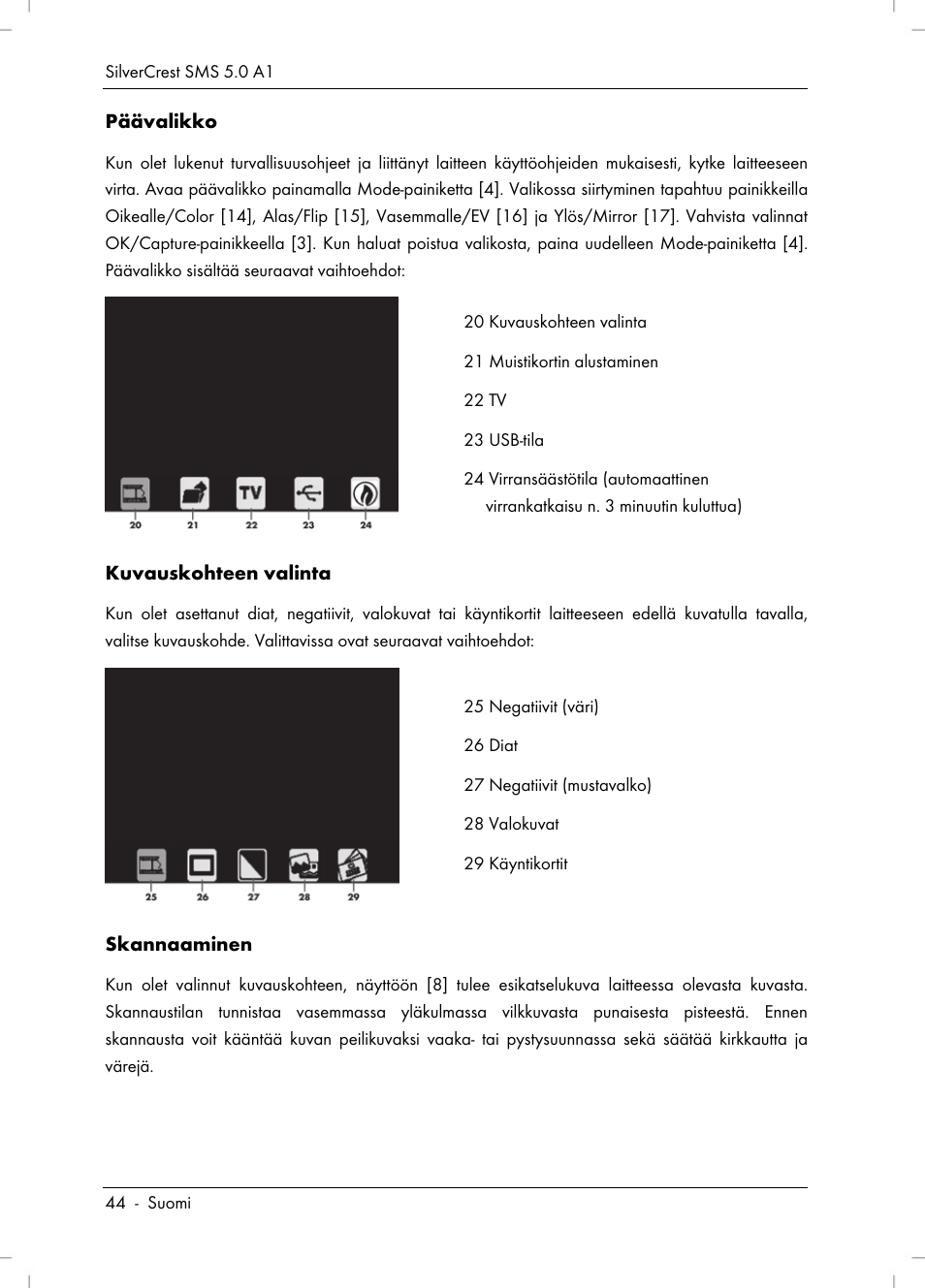 Silvercrest SMS 5.0 A1 User Manual | Page 46 / 194