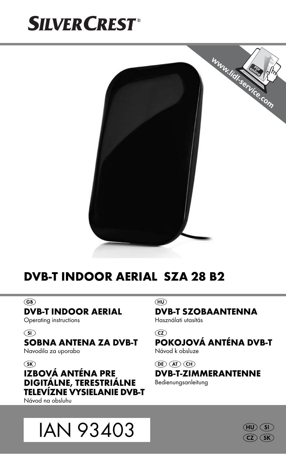 Silvercrest SZA 28 B2 User Manual | 88 pages