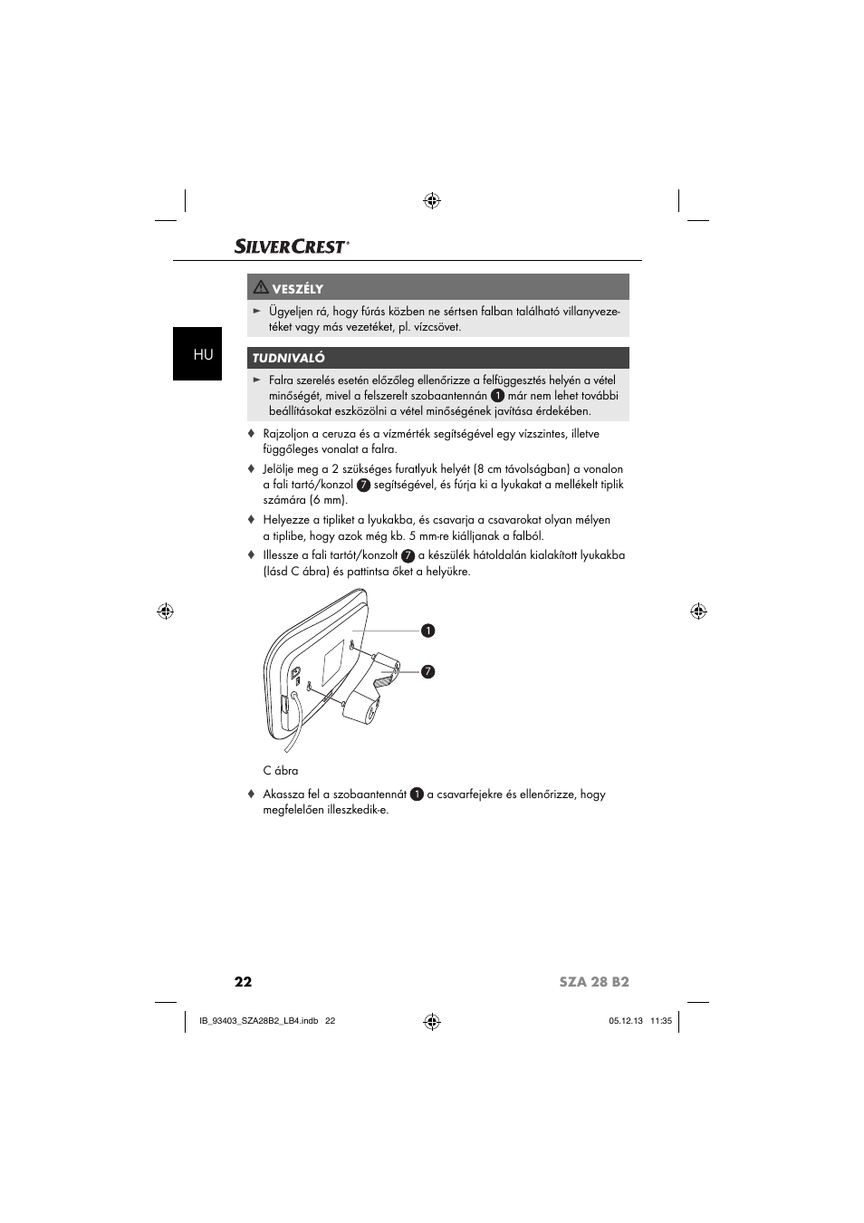Silvercrest SZA 28 B2 User Manual | Page 25 / 88
