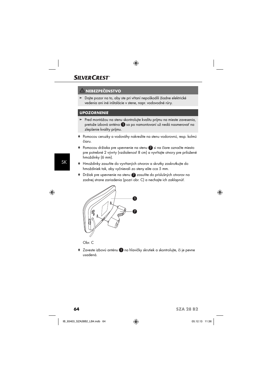 Silvercrest SZA 28 B2 User Manual | Page 67 / 88