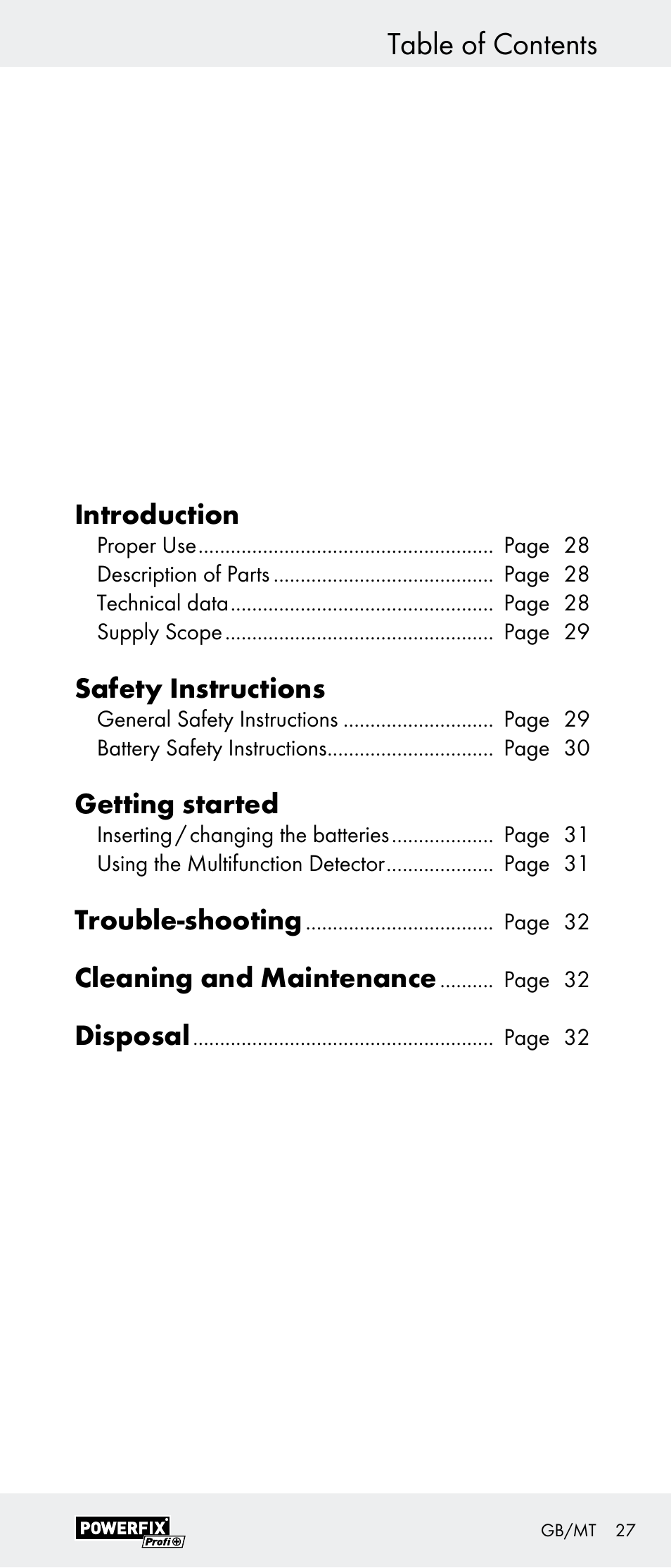 Powerfix Z29948 User Manual | Page 27 / 41