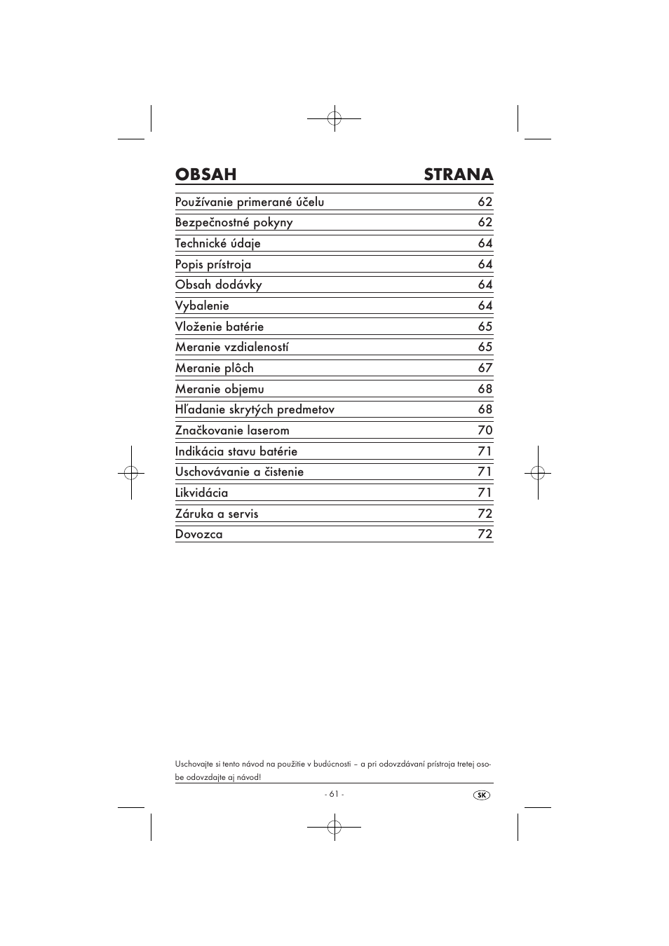 Powerfix KH 3236 User Manual | Page 63 / 74