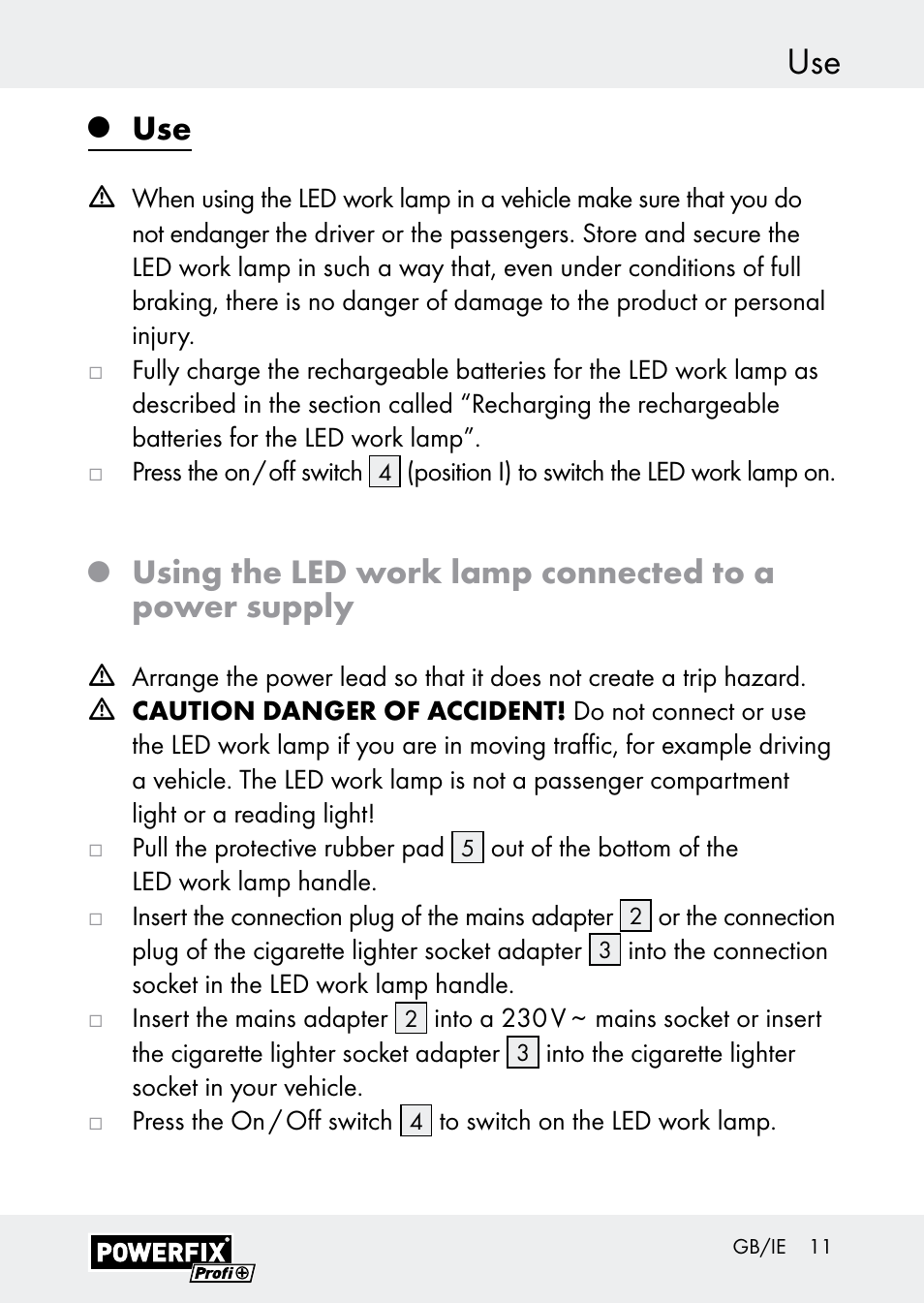 Powerfix Z30590-BS User Manual | Page 11 / 15