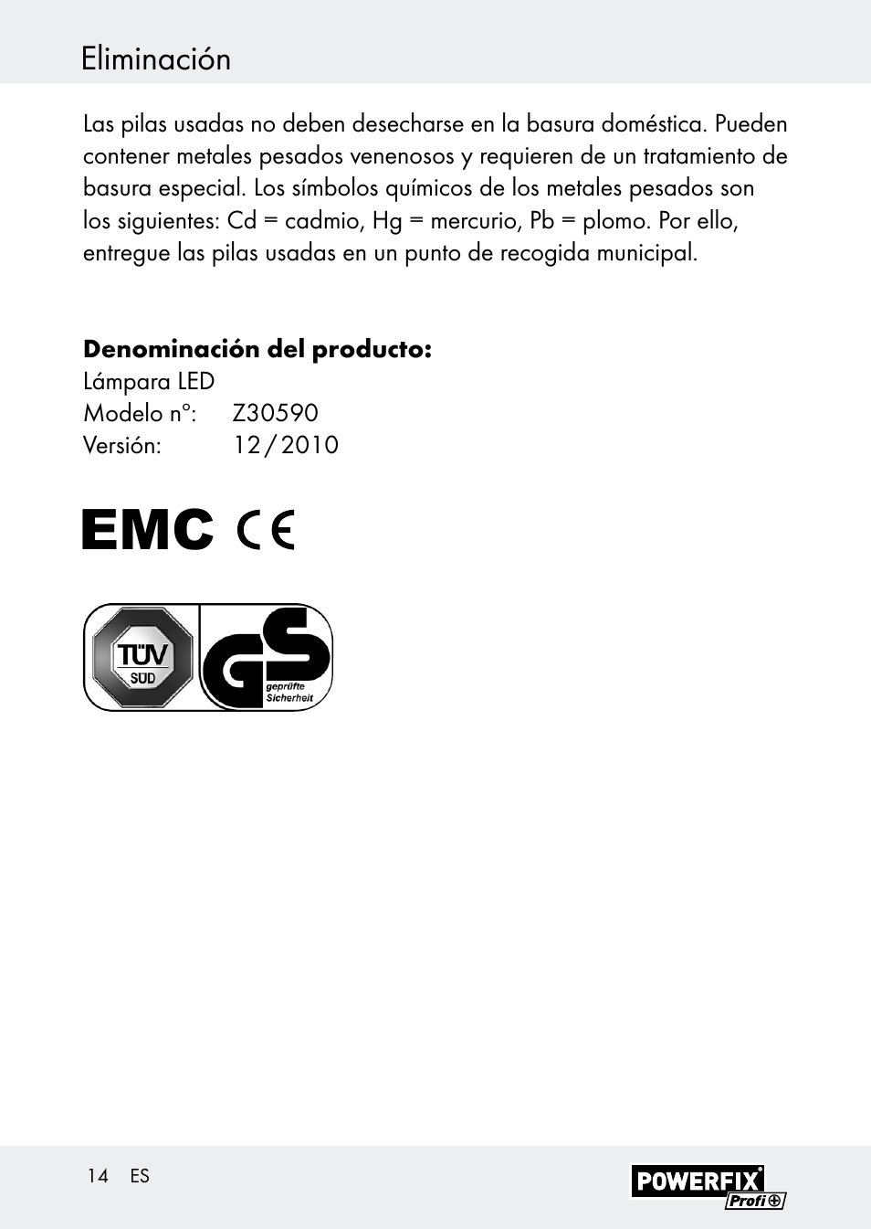 Powerfix Z30590-BS User Manual | Page 14 / 59