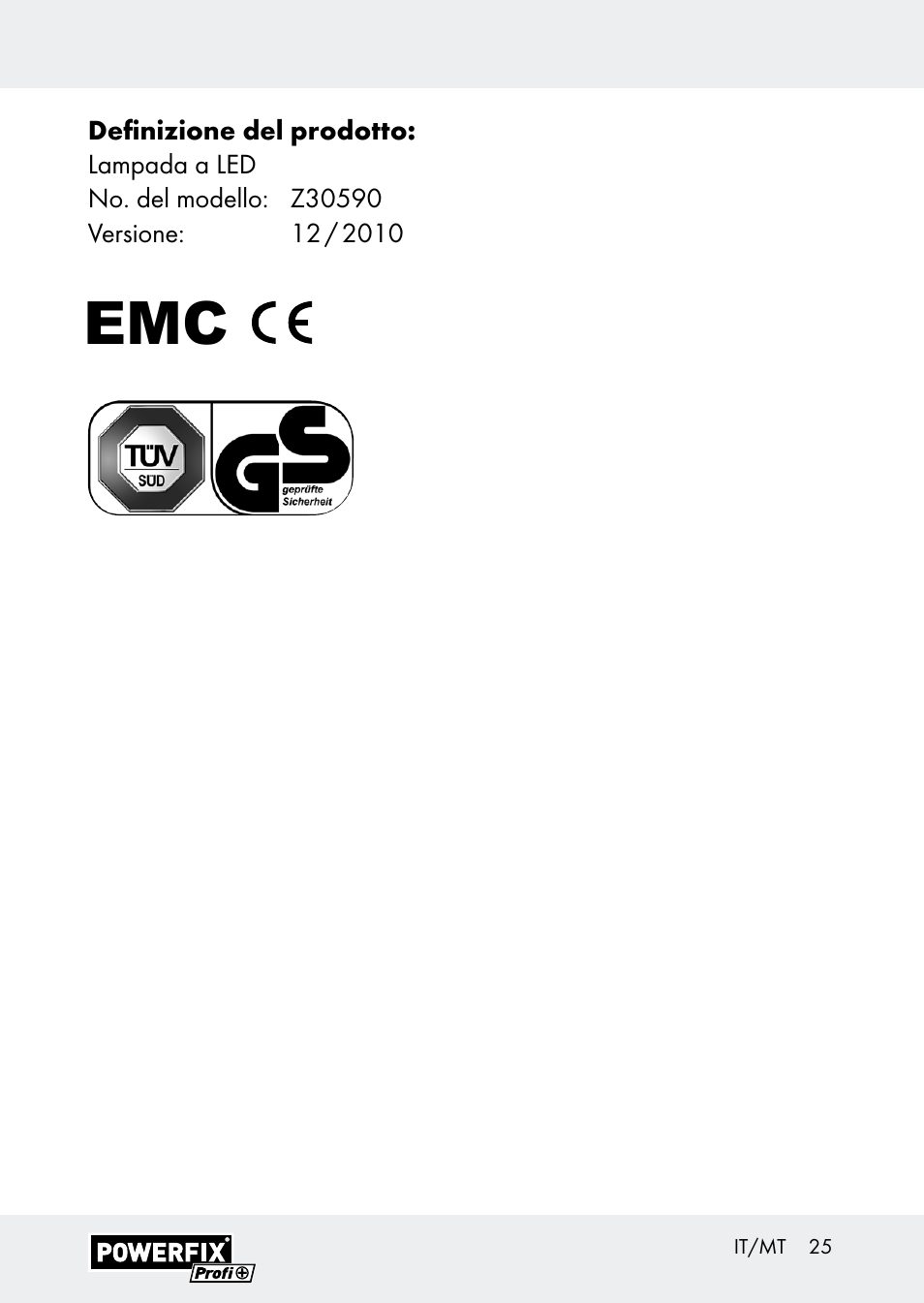 Powerfix Z30590-BS User Manual | Page 25 / 59