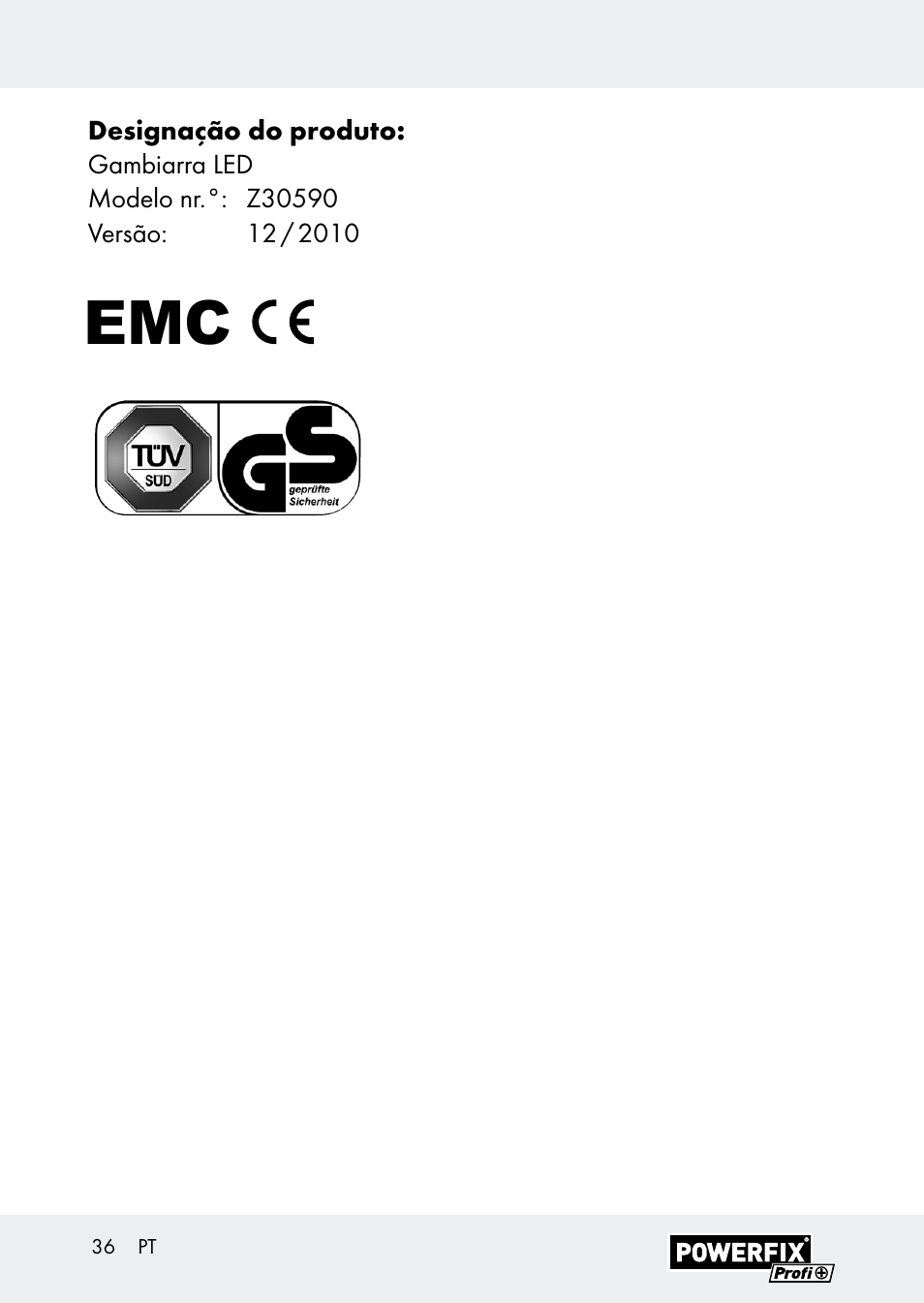 Powerfix Z30590-BS User Manual | Page 36 / 59