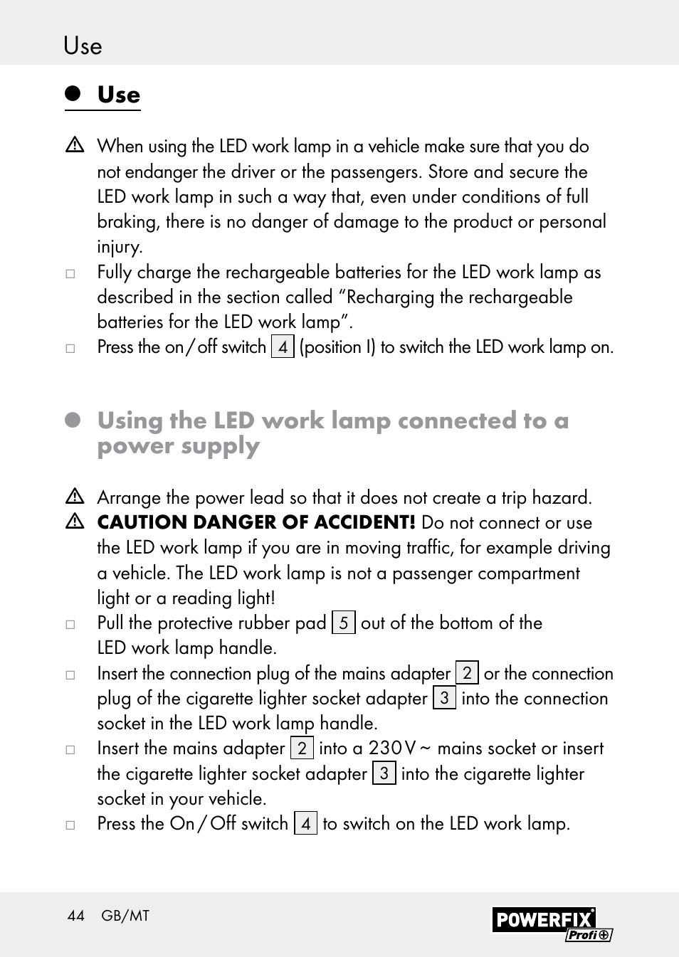 Powerfix Z30590-BS User Manual | Page 44 / 59