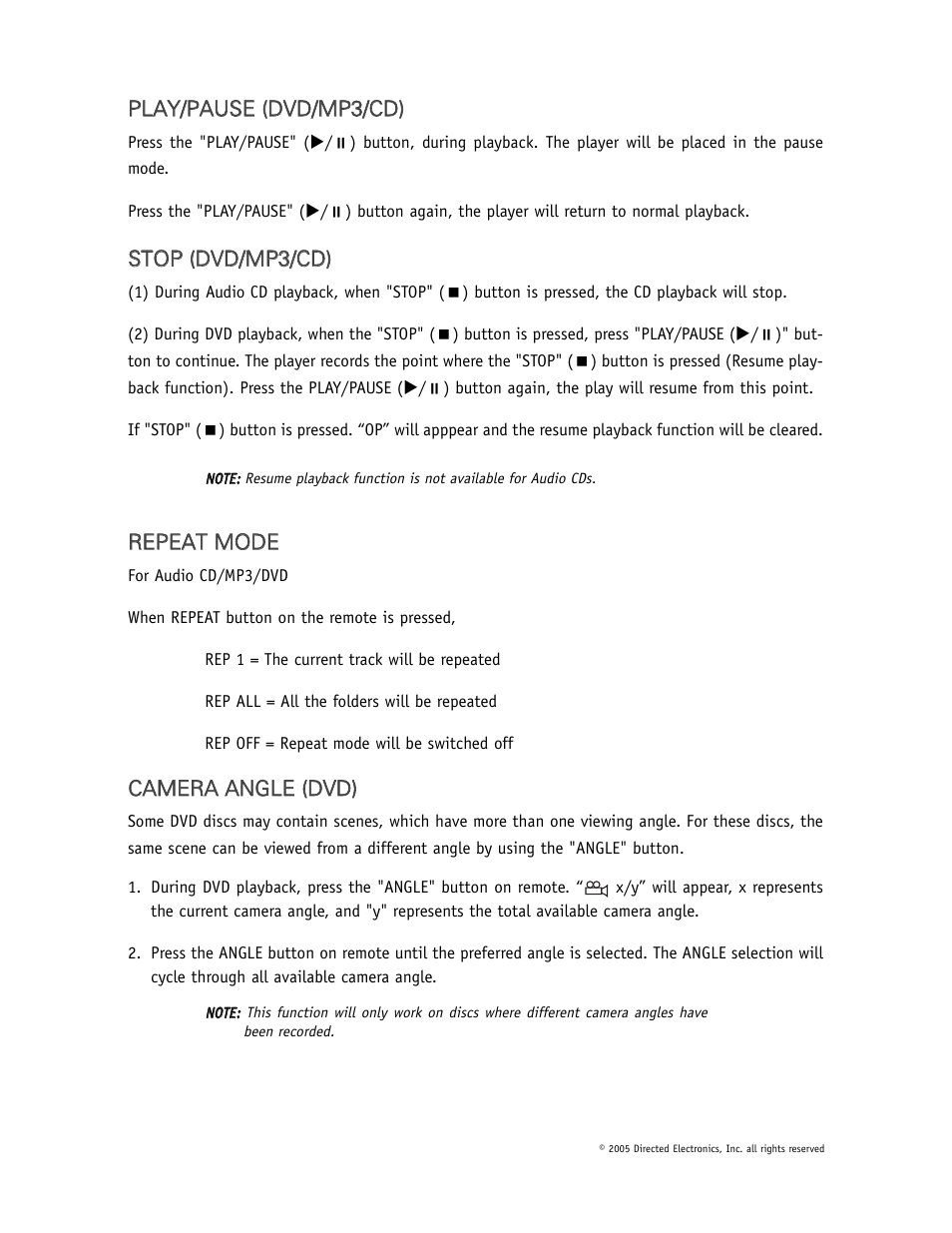 Directed Video OHD1500 User Manual | Page 17 / 37