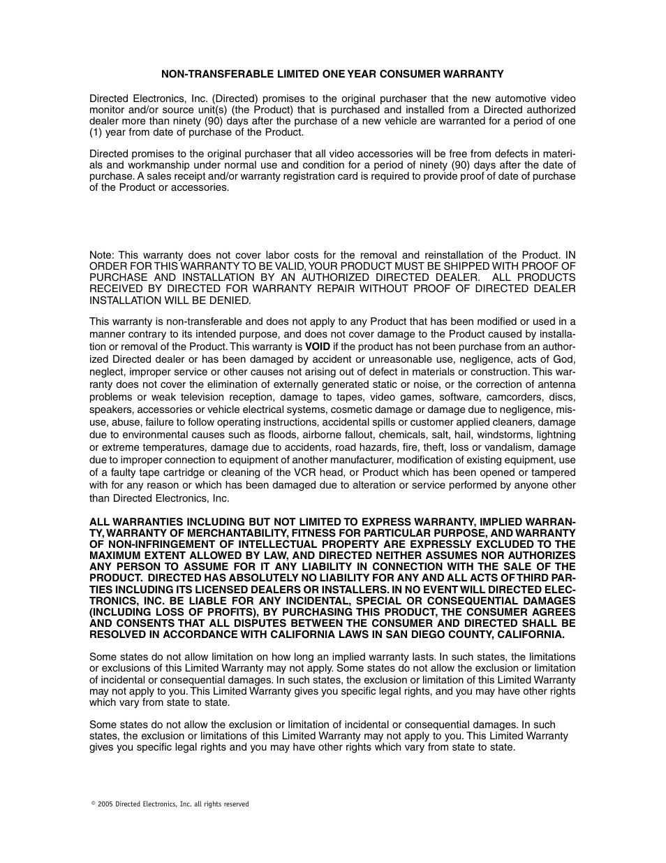 Directed Video OHD1500 User Manual | Page 2 / 37