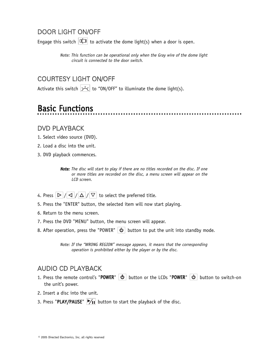 Bbaassiicc ffu un nccttiio on nss | Directed Video OHD1500 User Manual | Page 32 / 37