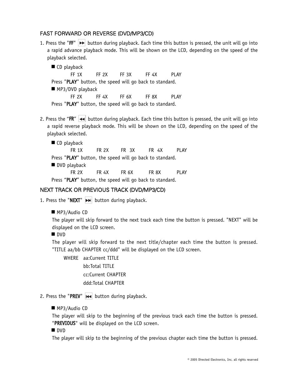 Directed Video OHD1500 User Manual | Page 33 / 37