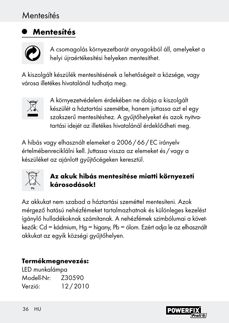 Mentesítés | Powerfix Z30590-BS User Manual | Page 36 / 79