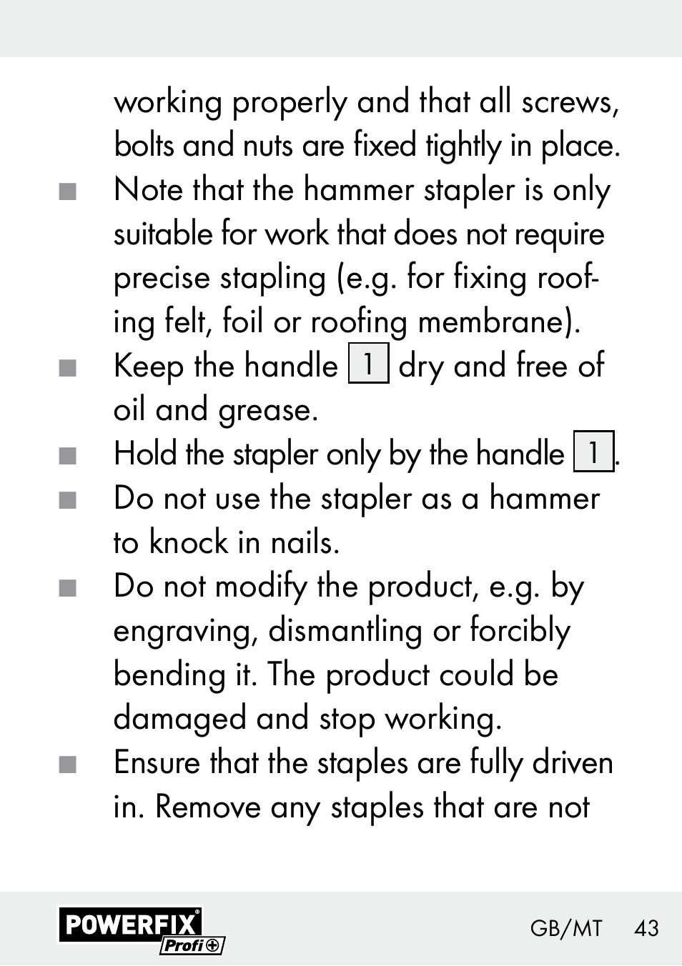 Powerfix Z29621 User Manual | Page 43 / 59