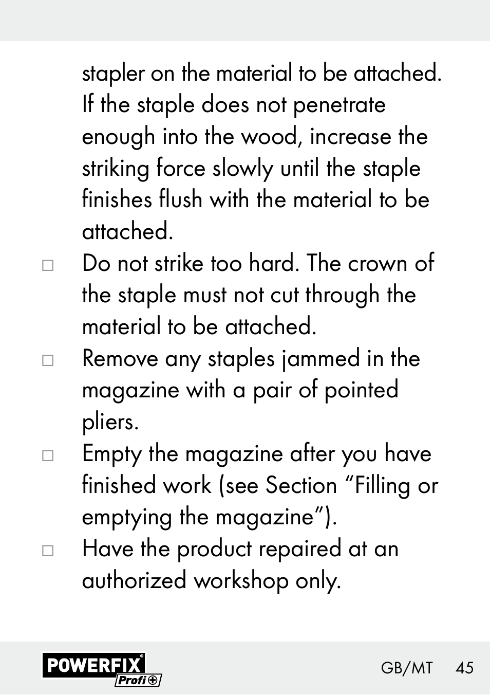 Powerfix Z29621 User Manual | Page 45 / 59