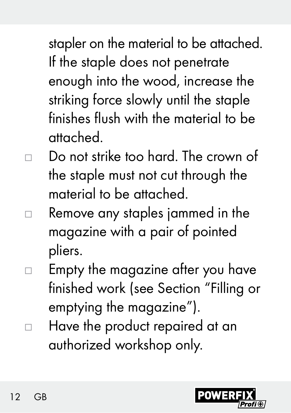 Powerfix Z29621 User Manual | Page 12 / 78