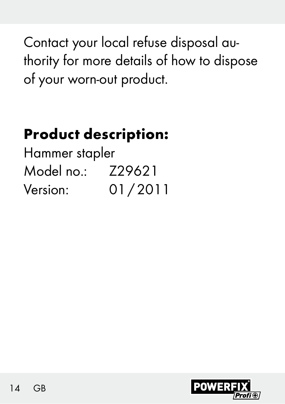 Powerfix Z29621 User Manual | Page 14 / 78