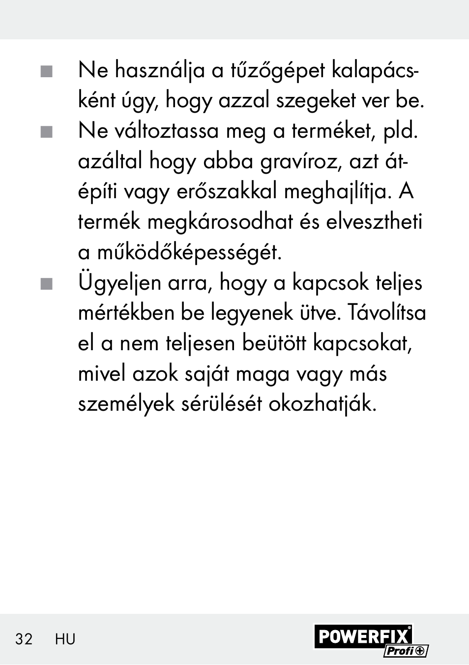 Powerfix Z29621 User Manual | Page 32 / 78