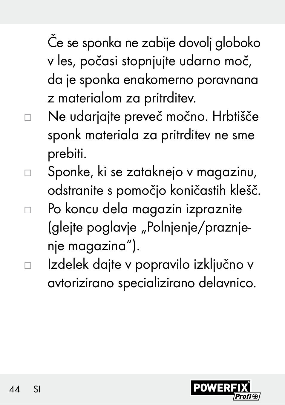Powerfix Z29621 User Manual | Page 44 / 78
