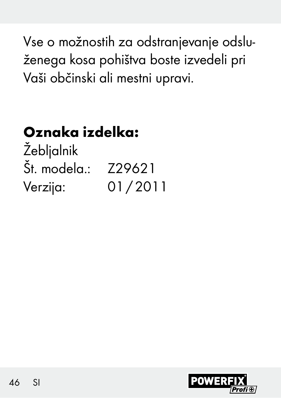 Powerfix Z29621 User Manual | Page 46 / 78
