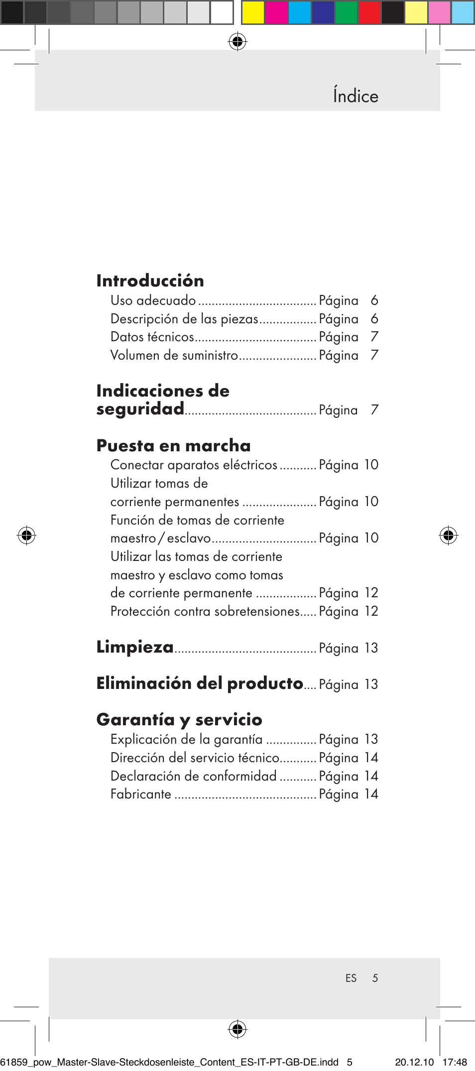 Powerfix Digital Master-Slave Extension Lead User Manual | 52 pages