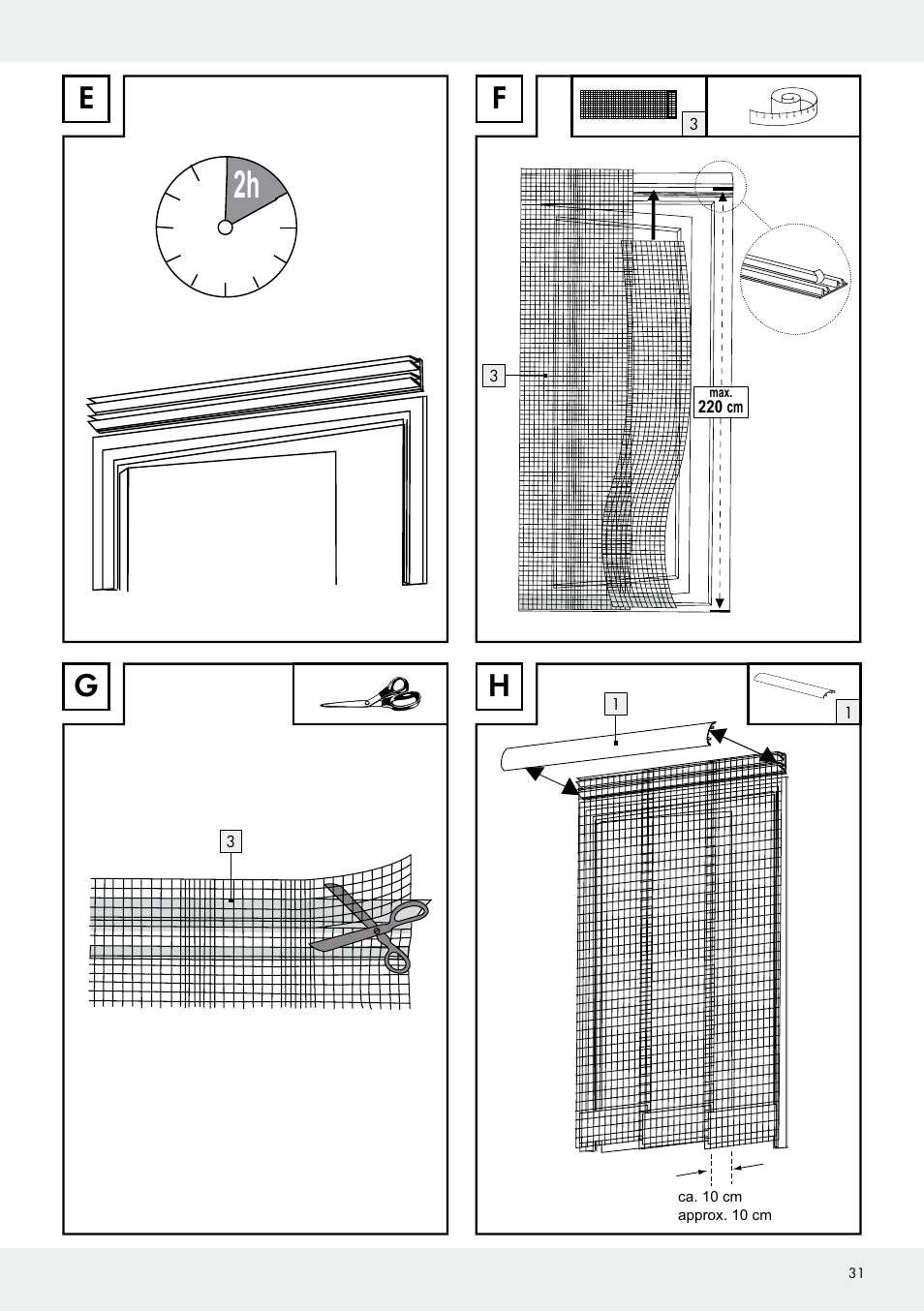 Sicherheit / bedienung | Powerfix Z25679A/Z25679B User Manual | Page 31 / 33