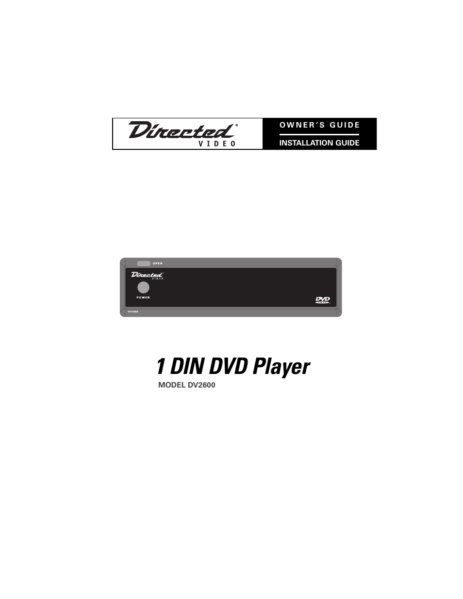 Directed Video DV2600 User Manual | 23 pages